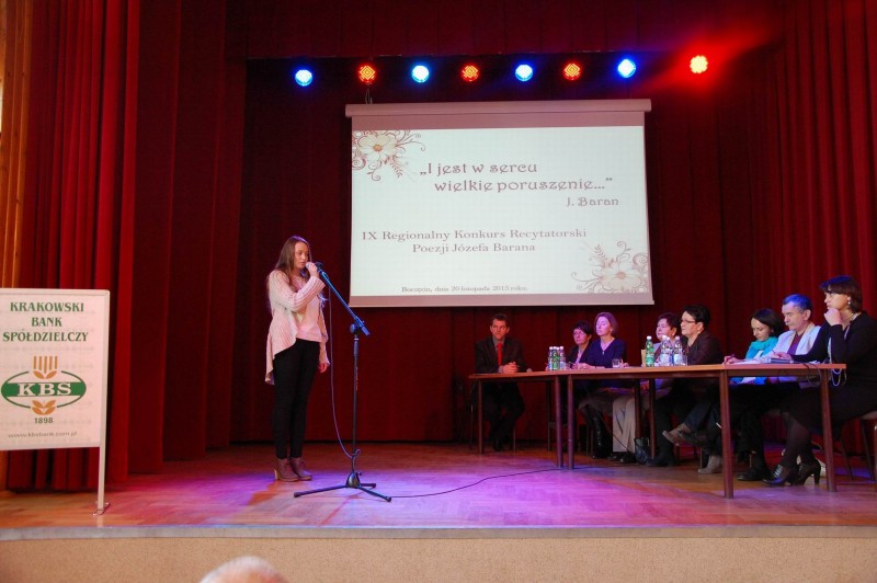 IX Regionalny Konkurs Recytatorski :: Poezji Józefa Barana