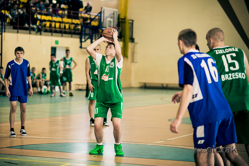 Zawody powiatowe :: w koszykówce chłopców szkół ponadgimnajzalnych